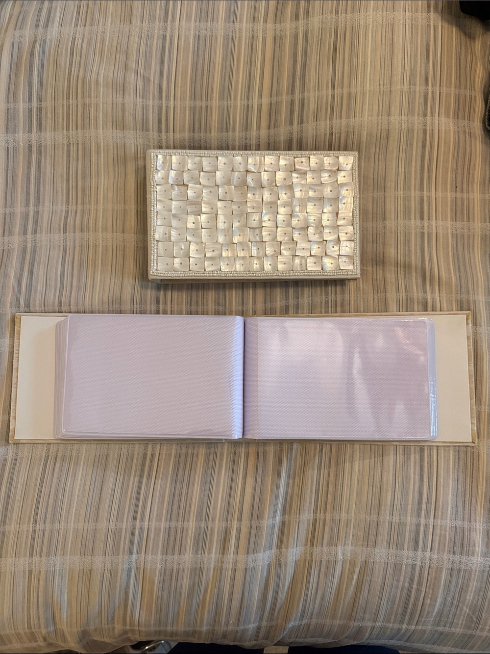 Target Powder Room Collection Mother of Pearl Mosaic Photo Album
